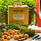 Montvel Granulés de Bois Sarment de Vigne Bio - Origine France - 7kgs