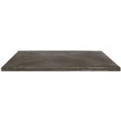 Étouffoir Braséro carré 90cm finition noire