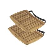 Tablettes latérales Acacia pour BIG GREEN EGG X-Large