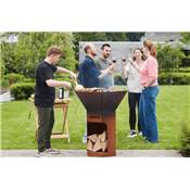 Brasero Nestor acier Corten Barbecook 