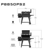 Barbecue à Pellets Pit Boss PRO SERIES 850 WI-FI