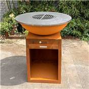 Brasero Ø85cm acier corten