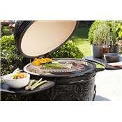 Lot de 2 Grilles demi-lune en fonte pour Kamado Kamal Ø 53CM