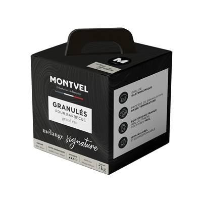 Montvel Granulés de Bois Signature - Origine France - Carton de 7kgs