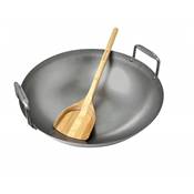 Wok en Acier Carbone BIG GREEN EGG 2XL/XL/L