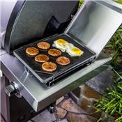 Plancha Fonte émaillée pour Brûleur Latéral Barbecue Gaz Char-Broil