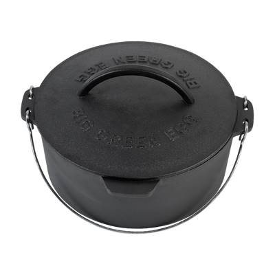 Faitout hollandais en fonte 5,2L BIG GREEN EGG 2XL/XL/L/M