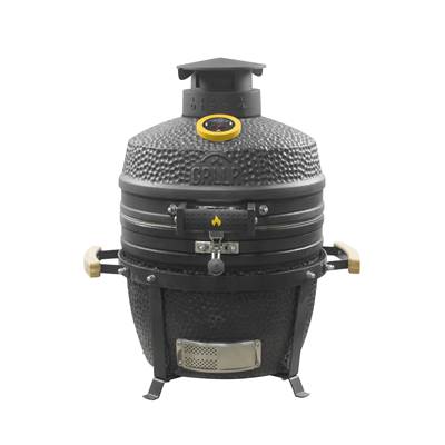 Mini kamado Grllr Ember noir mat 16 pouces